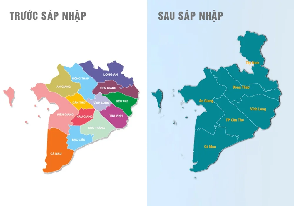 Bản đồ miền Tây sau sáp nhập: Còn 5 hay 6 tỉnh thành?