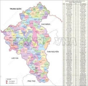 Bản đồ tỉnh Tuyên Quang