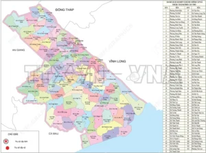 Bản đồ miền Nam Việt Nam sau sáp nhập: 8 tỉnh, thành mới 8 Bản đồ TP. Cần Thơ