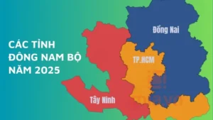 Bản đồ miền Nam Việt Nam sau sáp nhập: 8 tỉnh, thành mới 3 Bản đồ khu vực Đông Nam Bộ