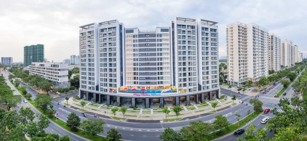 Dịch vụ cho thuê Văn phòng ảo Quận 7 tại Happy Residence Premier 1 Happy Residence Premier, 232 Nguyễn Lương Bằng, nơi Replus cung cấp văn phòng ảo Quận 7