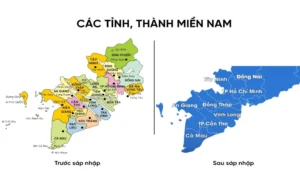 Khám phá Bản đồ Việt Nam 34 tỉnh thành mới nhất năm 2026 6 Bản đồ miền Nam Việt Nam