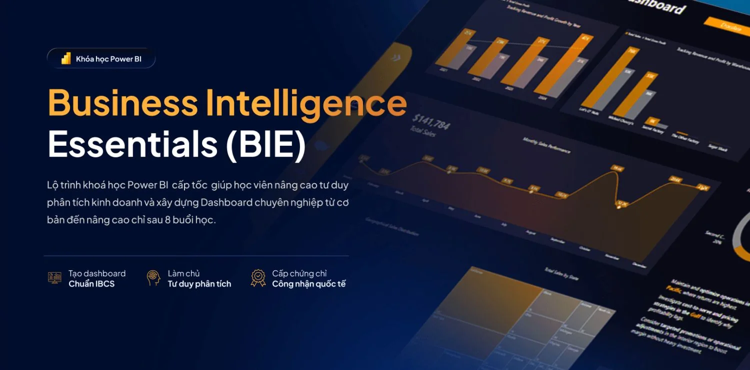 Top 5+ khóa học Power BI tốt nhất 2026 cho người mới bắt đầu 1 khóa học Power BI
