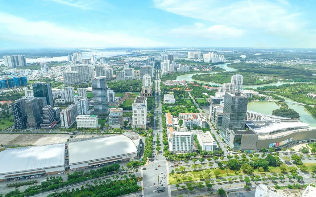 Dịch vụ cho thuê Văn phòng ảo Quận 7 tại Happy Residence Premier 2 Trục Nguyễn Lương Bằng trong khu Phú Mỹ Hưng, nơi tập trung văn phòng ảo Quận 7