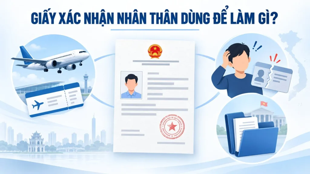 Mẫu giấy xác nhận nhân thân 2026: cách ghi và điều kiện sử dụng