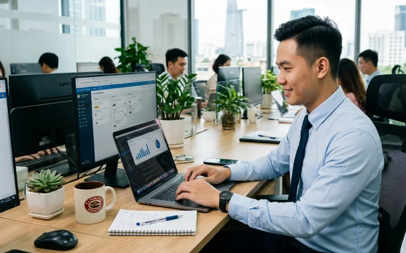 Các chức vụ trong công ty: Thứ tự cấp bậc và vai trò 3 Nhóm nhân viên, chuyên viên và vị trí hỗ trợ