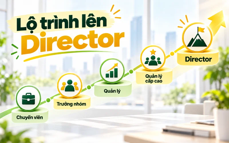 Director là gì? Nhiệm vụ, công việc và các chức danh phổ biến 4 Lộ trình phát triển lên vị trí Director