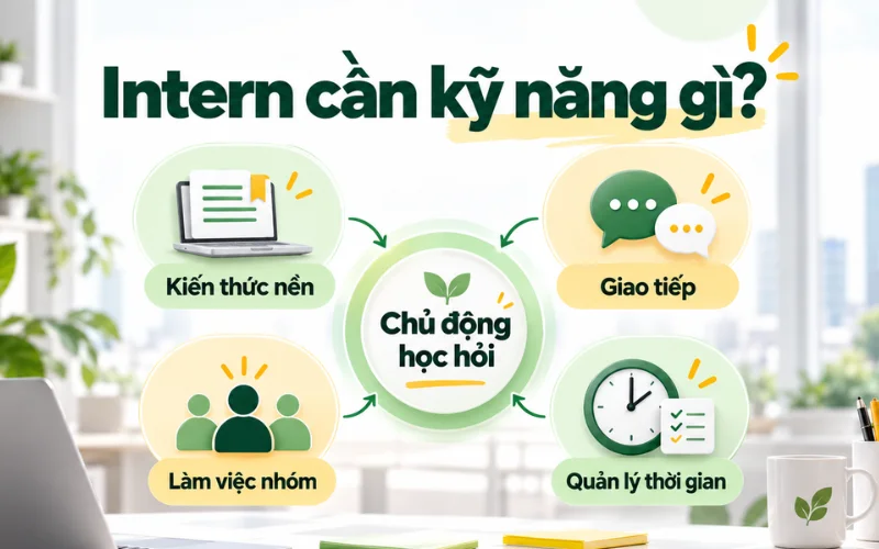 Intern là gì? Công việc, kỹ năng và những điều cần biết khi thực tập 3 Kỹ năng Intern cần có