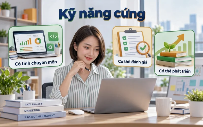 Các đặc điểm chính của kỹ năng cứng