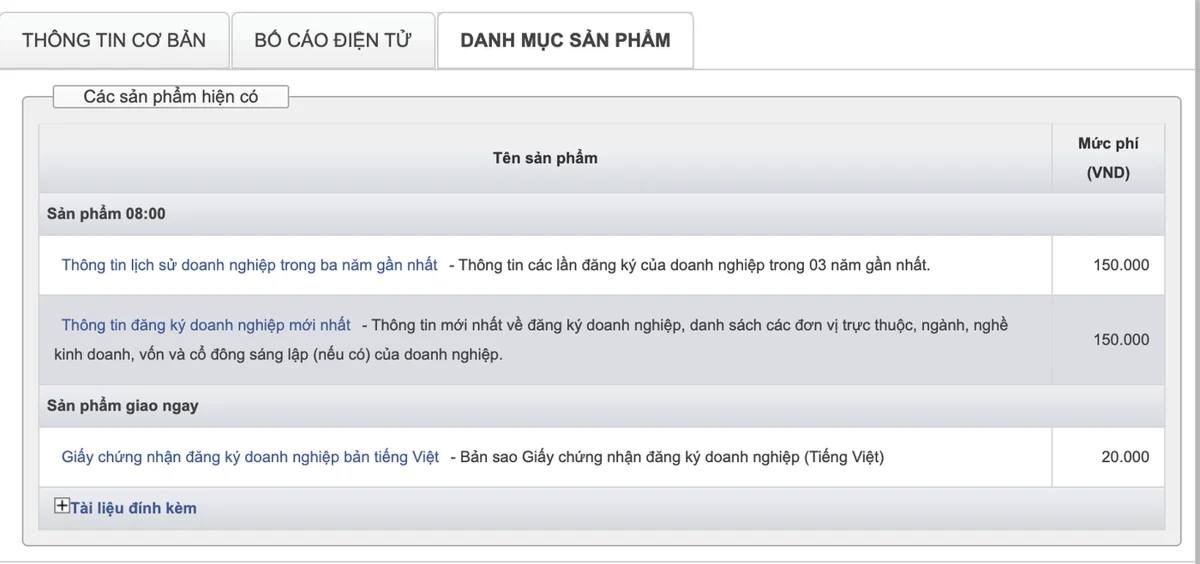 Tra cứu mẫu dấu công ty: cách tra trên cổng đăng ký doanh nghiệp và kiểm tra con dấu khi không có kết quả 6 Tab Danh mục sản phẩm của Replus ngày 15/10/2026 chỉ có ba sản phẩm thu phí, không có mục mẫu dấu