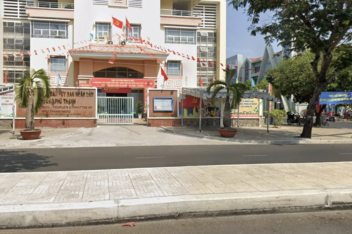 Phường Phú Thạnh sau sáp nhập: gồm phường cũ nào, UBND, công an phường và bản đồ 3 Trụ sở UBND phường Phú Thạnh tại 275 Nguyễn Sơn, TP.HCM